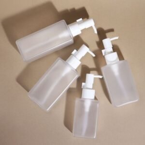 A-SquarePlastic Lotion Bottle