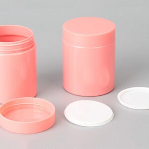 Pink Comestic cream pet jar